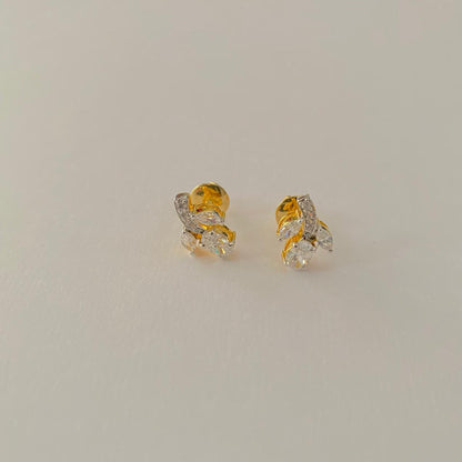 Gold Plated Pure Silver 92.5 Earring