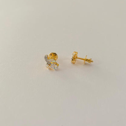 Gold Plated Pure Silver 92.5 Earring