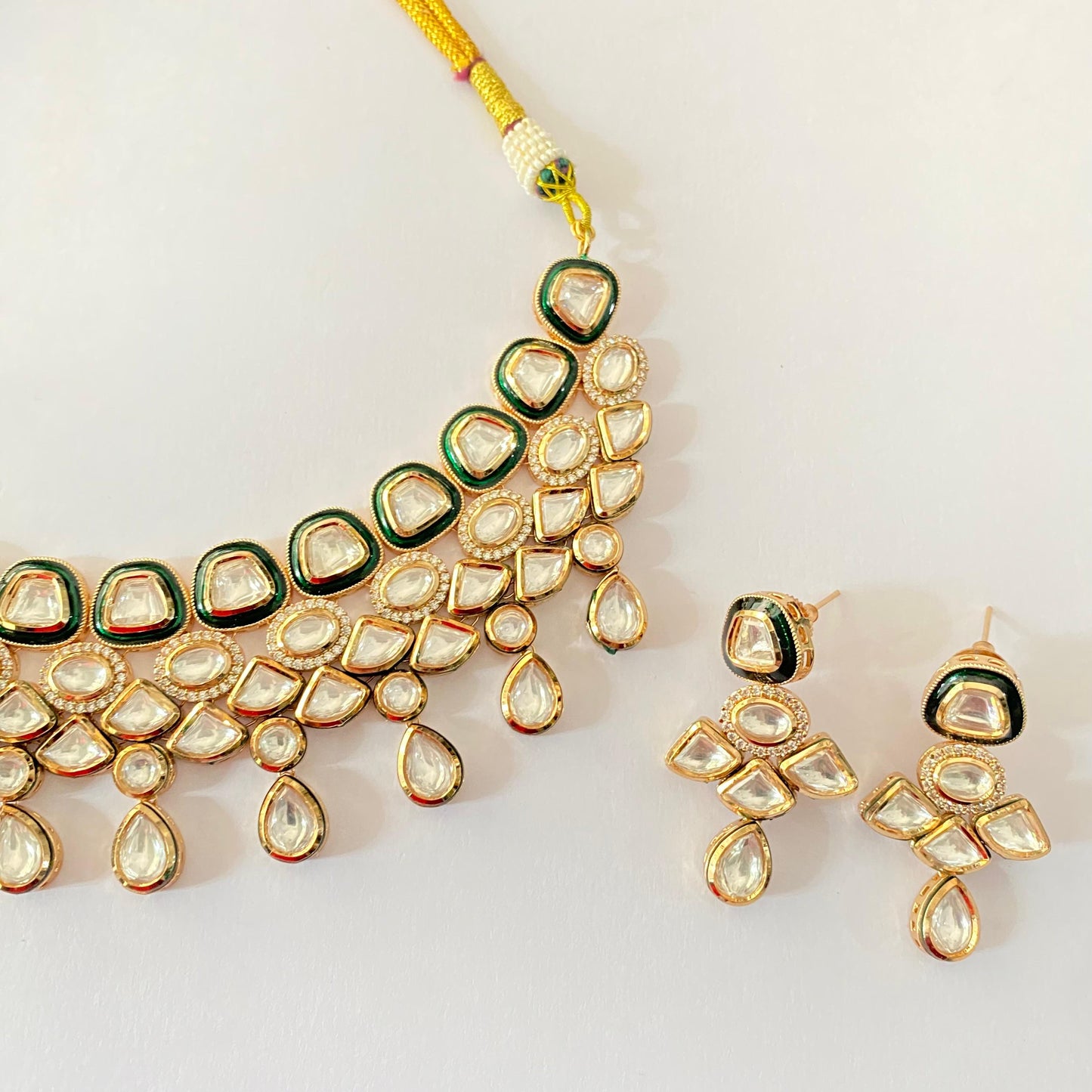 Kundan Gold Plated Necklace Set