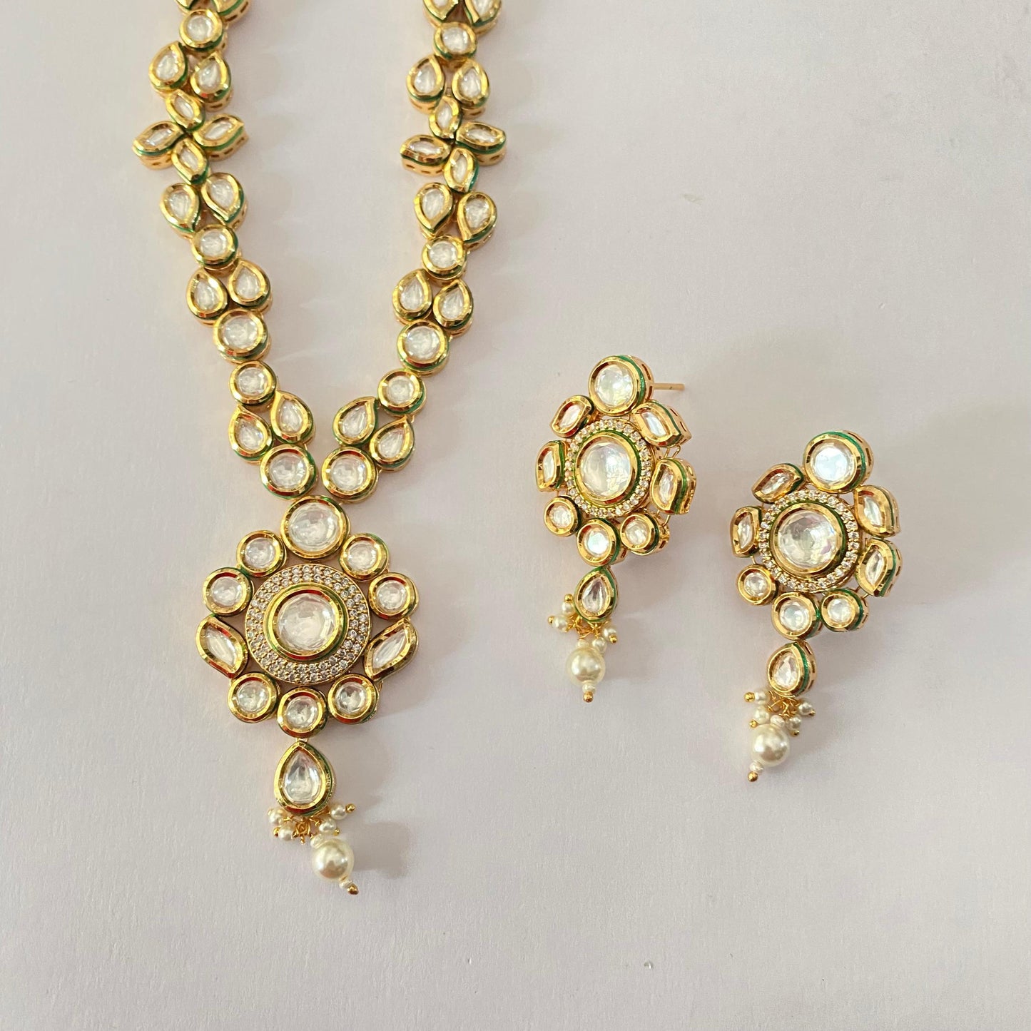 Kundan Gold Plated Necklace Set
