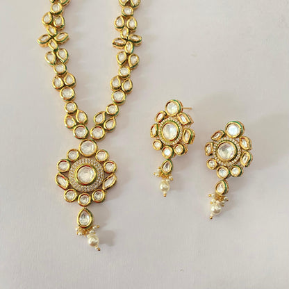 Kundan Gold Plated Necklace Set