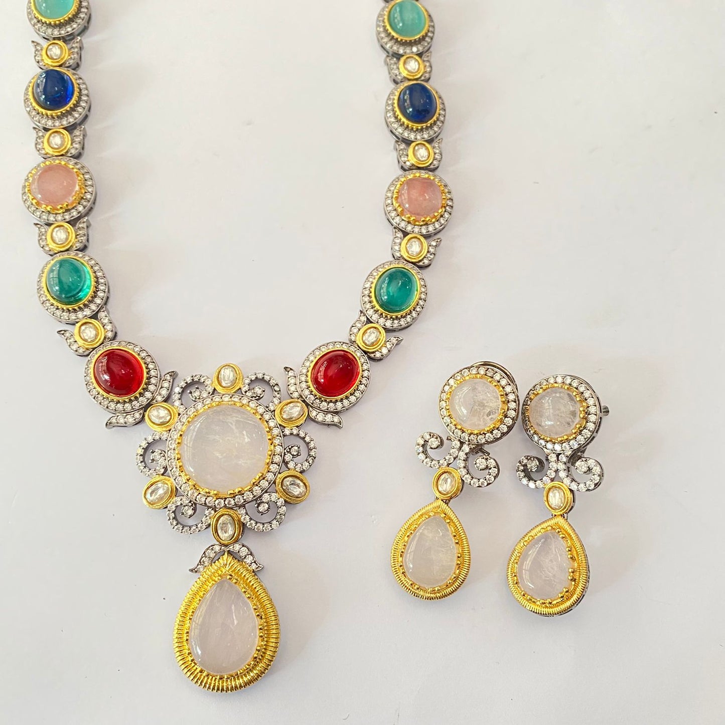 Antique Multi Necklace Set