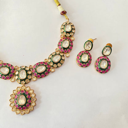 Polki Necklace Set