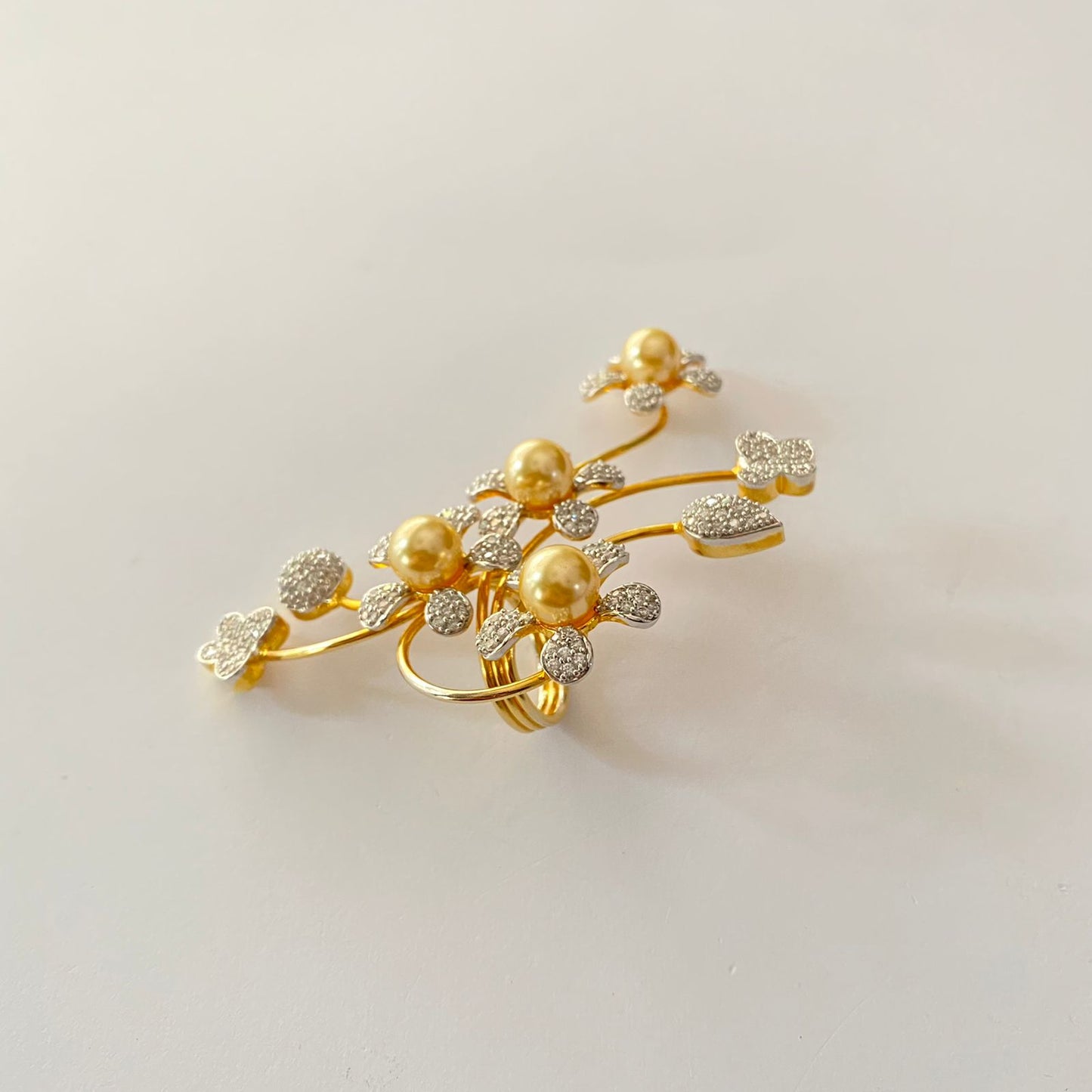 Gold Plated Western Big Ring