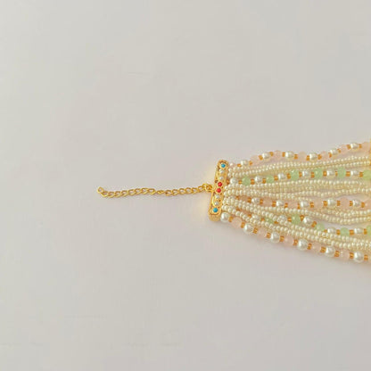 Multi Color Jadau Bracelet