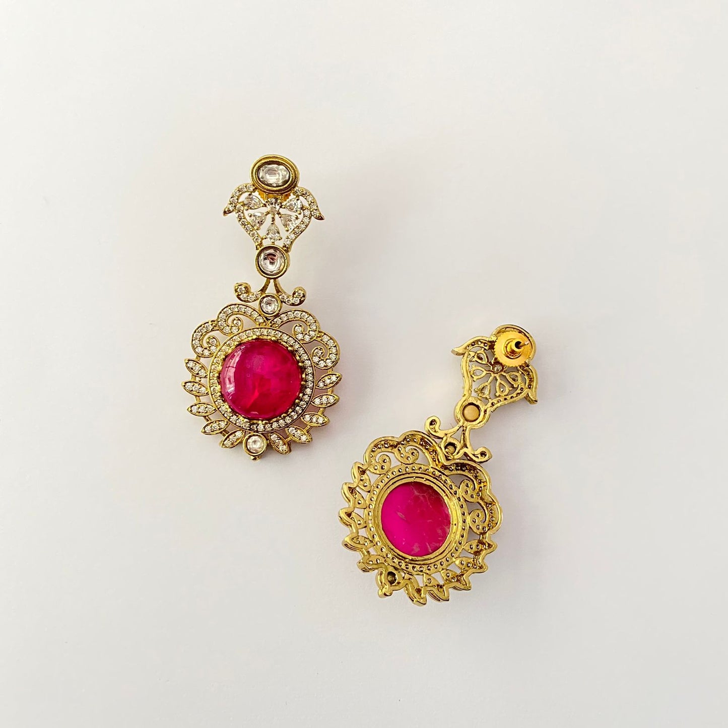 Antique Pink Earring