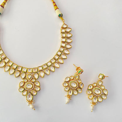 Kundan Gold Plated Necklace Set
