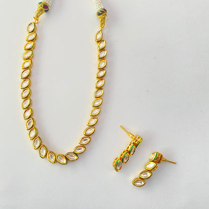 Kundan Single Necklace Set