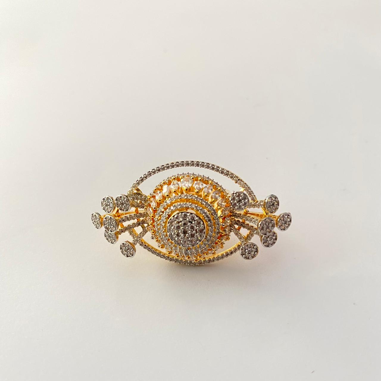 Gold Plated Cocktail Ring