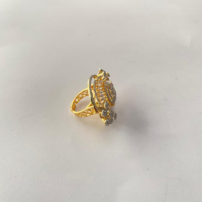 Gold Plated Cocktail Ring