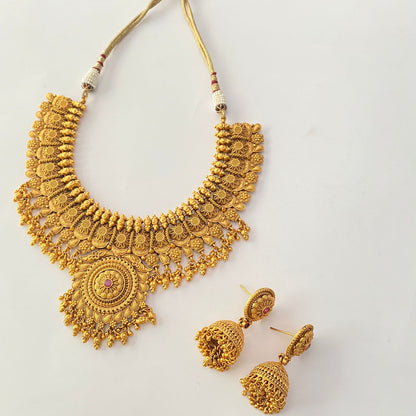 Gold Plated Necklace Set