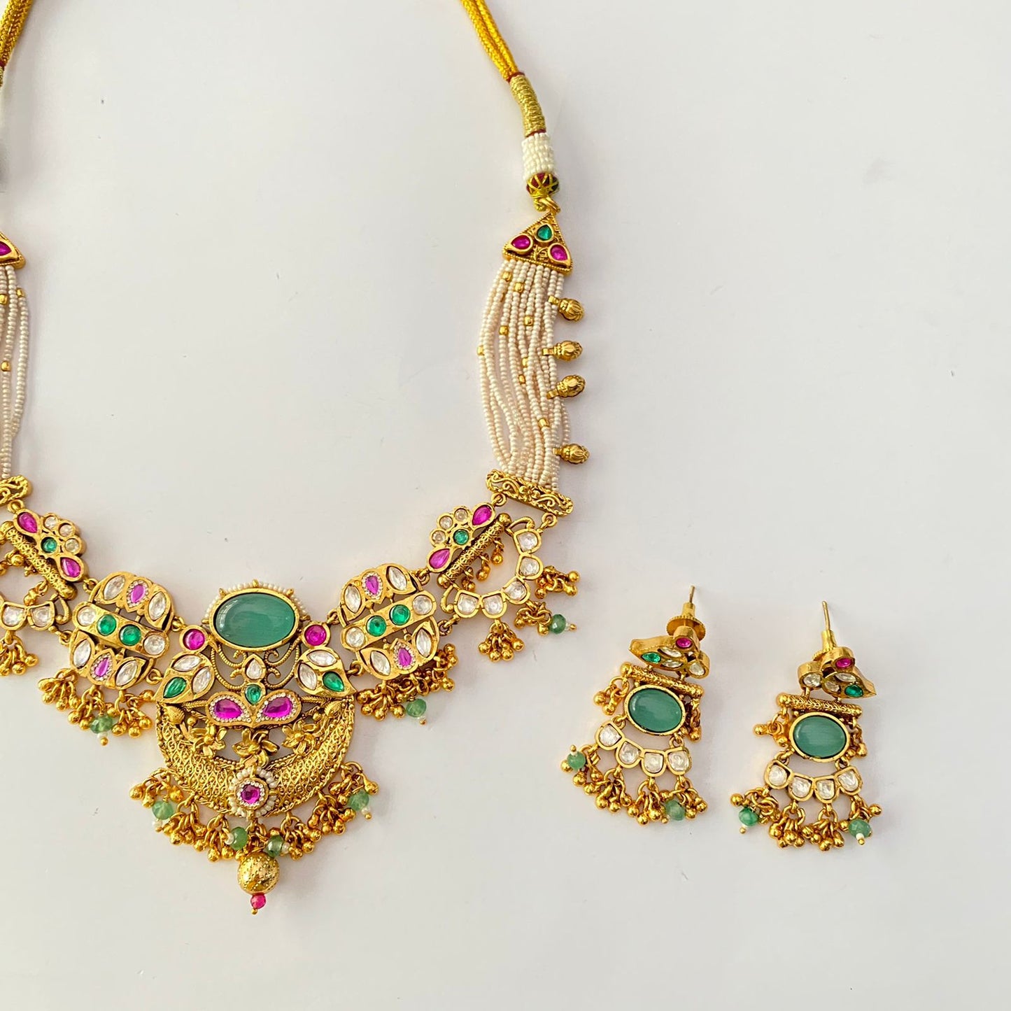 Gold Plated Necklace Set