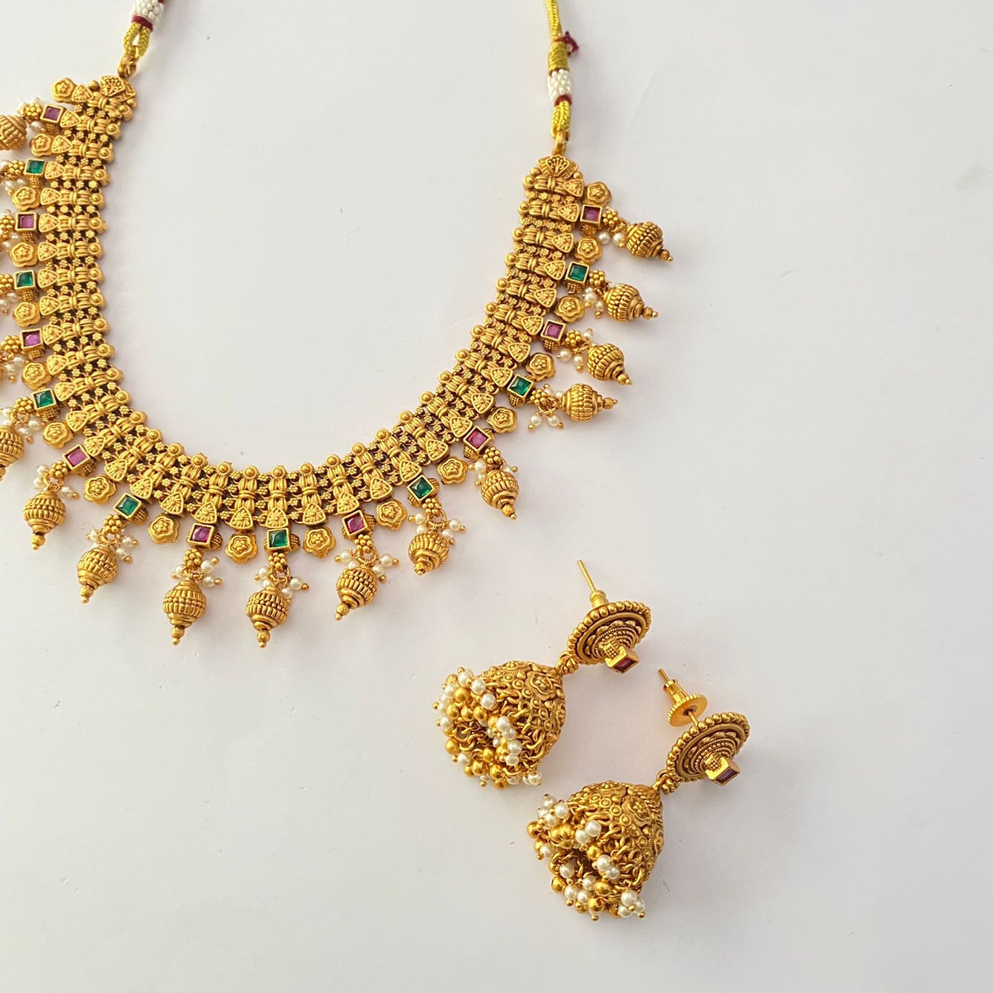 Gold Plated Necklace Set