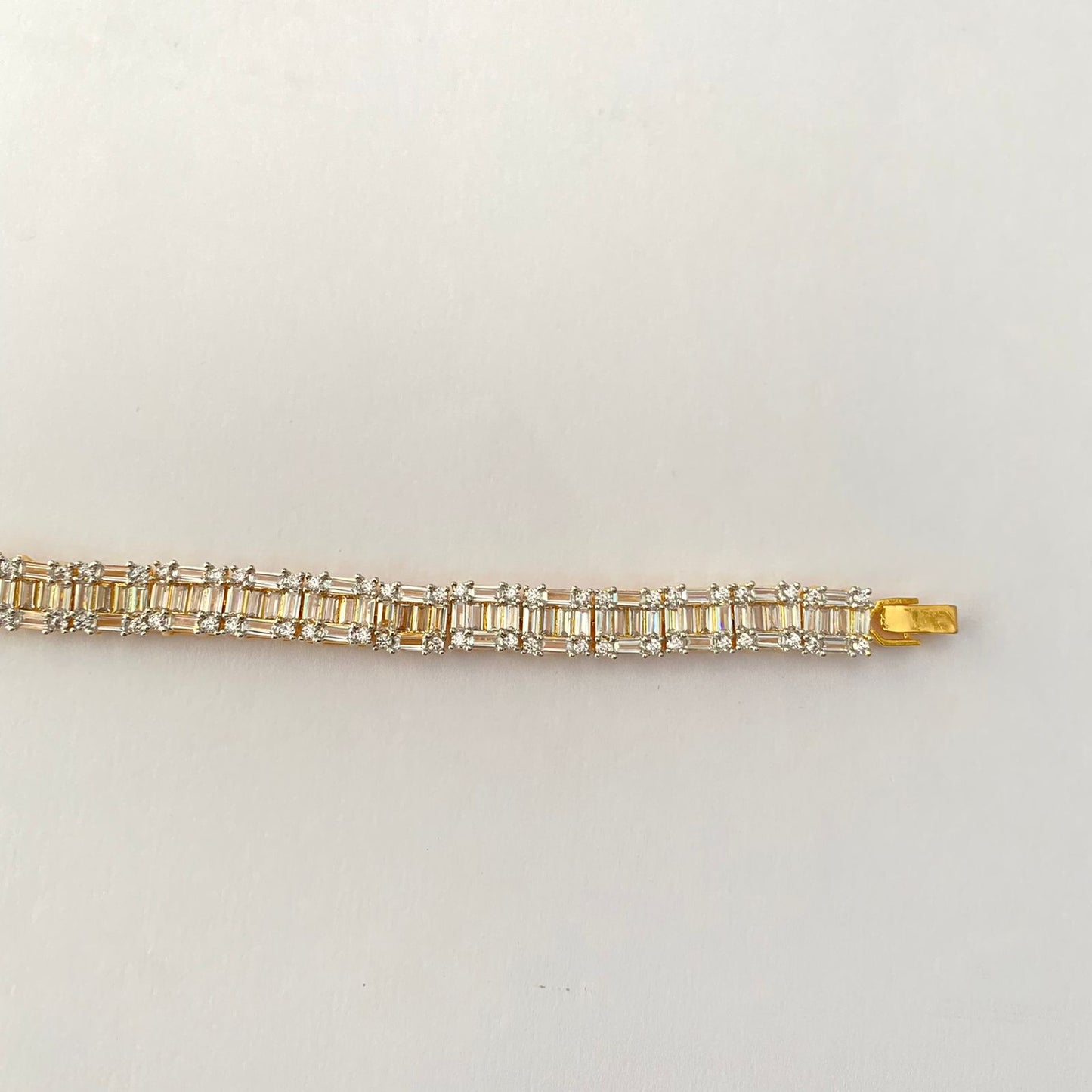 Gold Plated Tennis Bracelet