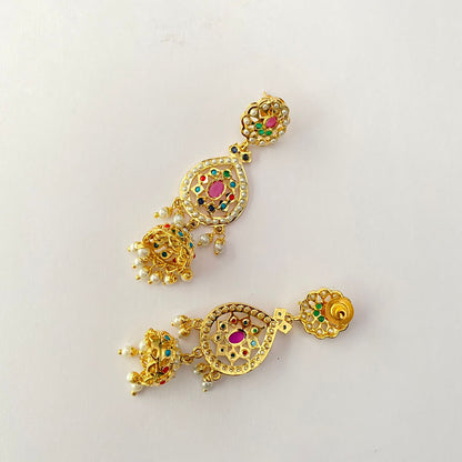 Gold Plated Multi Earring