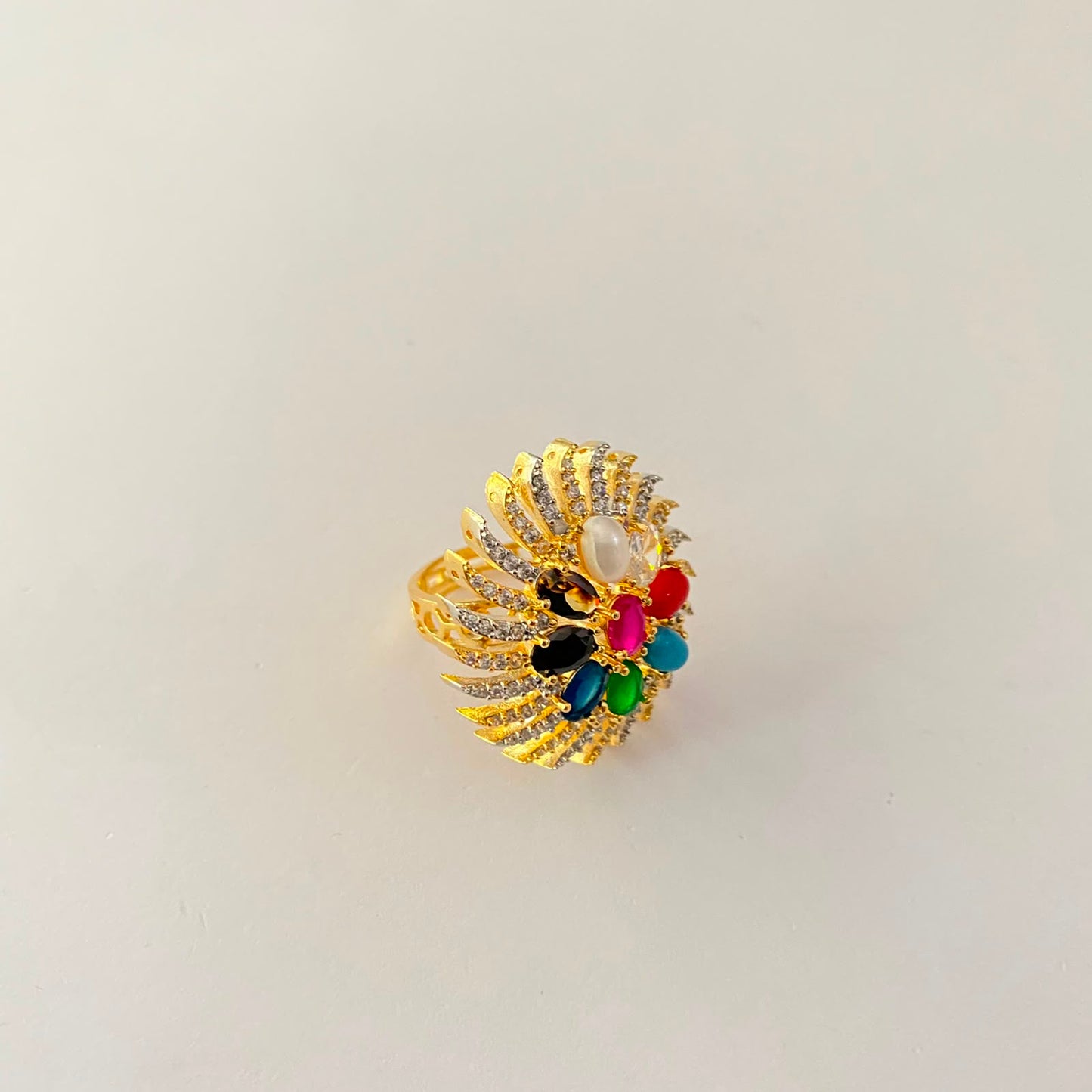 Multi Gold Plated Ring
