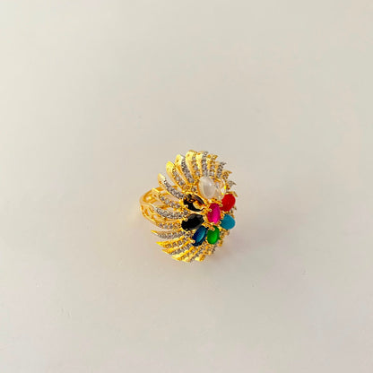 Multi Gold Plated Ring