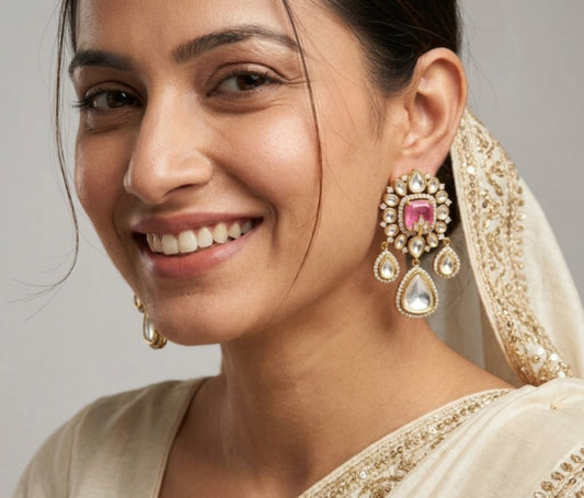 Latest design kundan earring