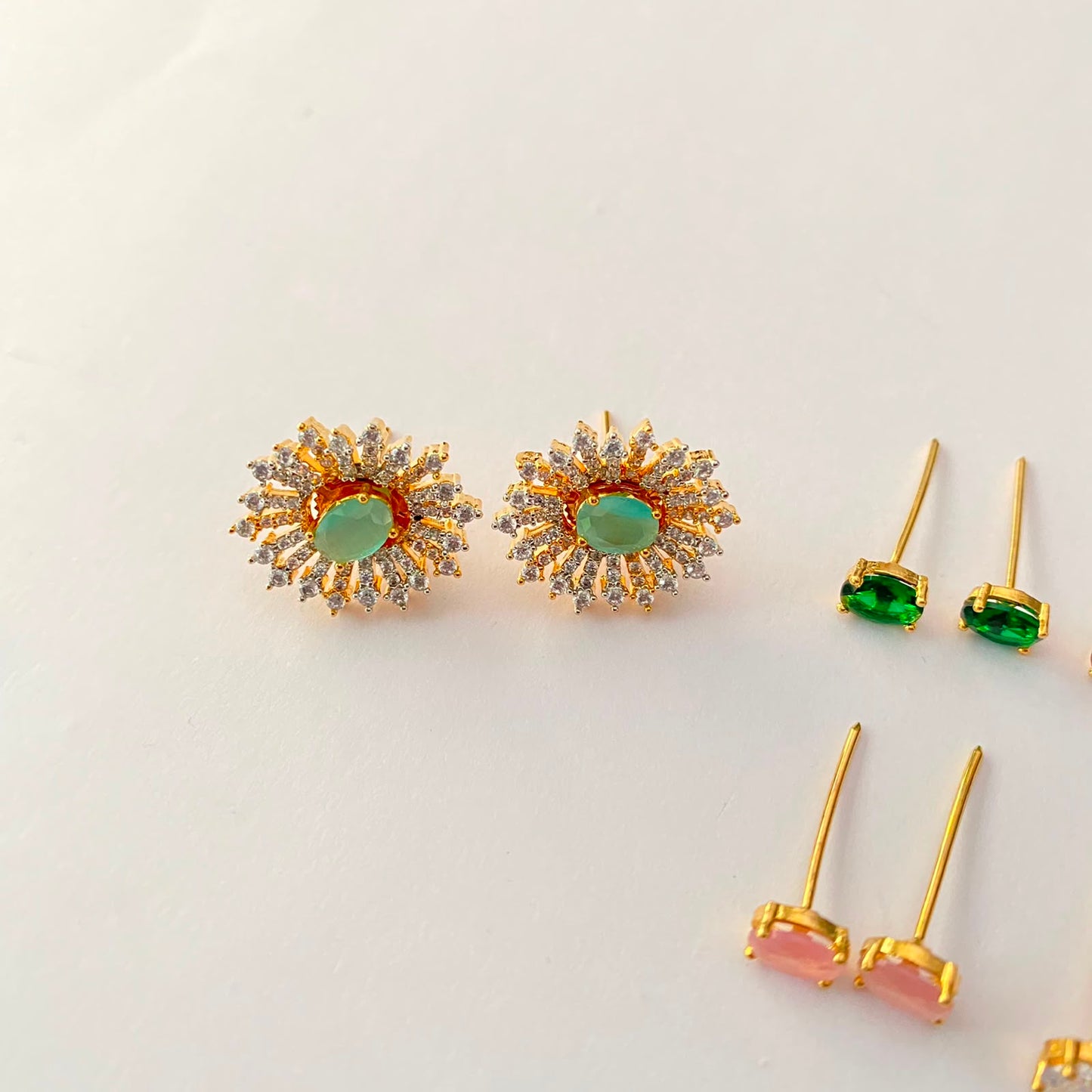 Gold Plated Changeable Earrings