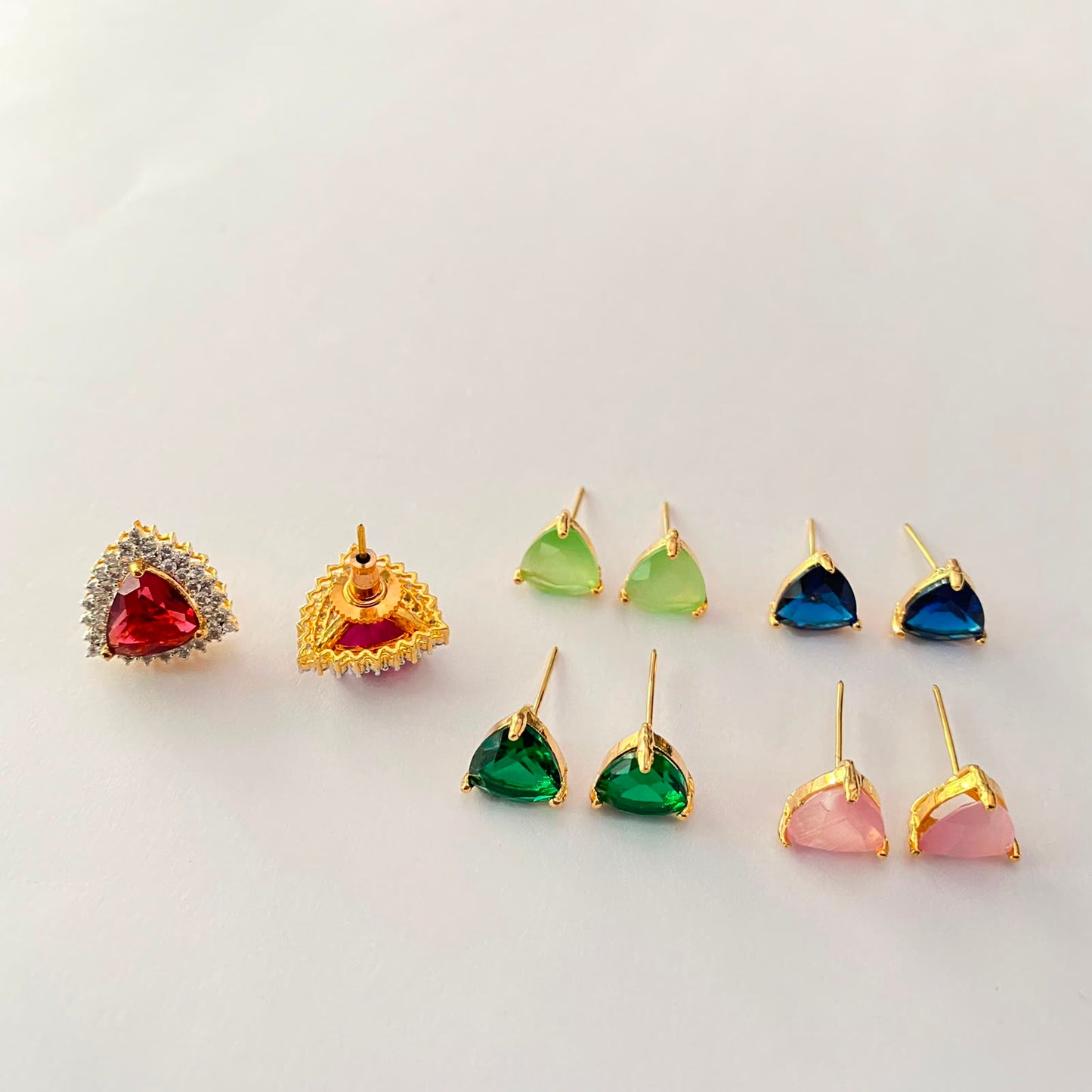 Triangle Shape Changeable Earring