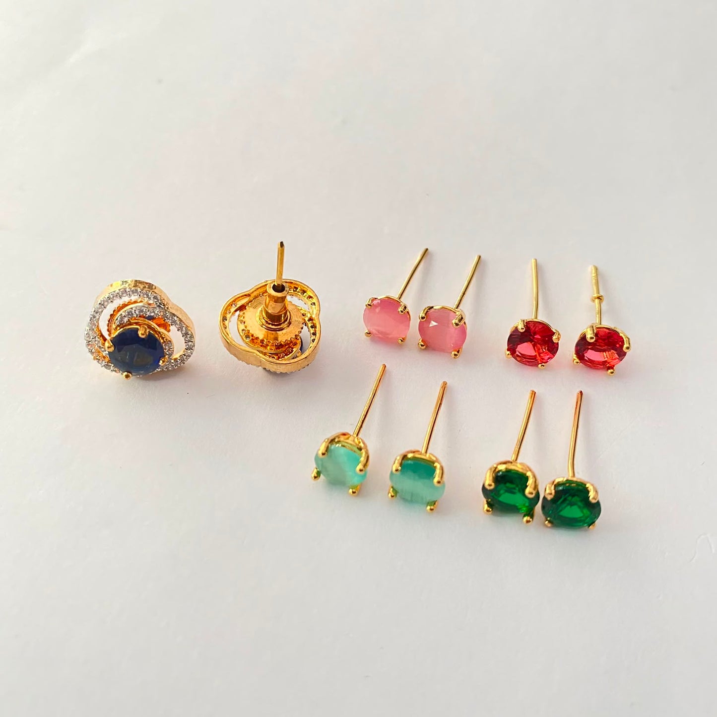 Changeable Gold Plated Earring