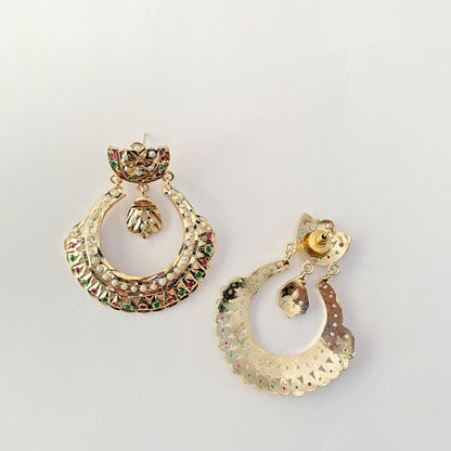 Ruby & Pearl Jadau Earring